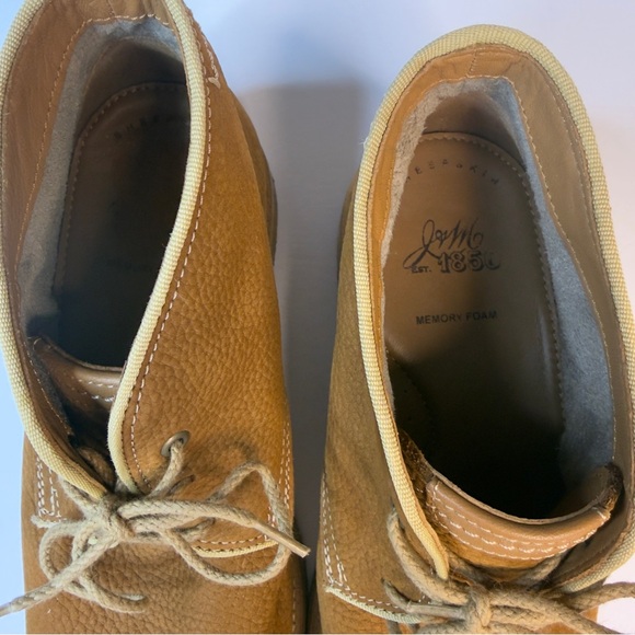 Johnston & Murphy J&M 1850 Howell Tan Leather Chukka Boots Men’s Size 8.5 - Picture 6 of 9